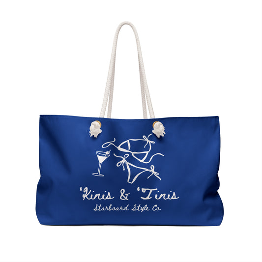 'Kinis & Tinis' Double Sided Beach Tote
