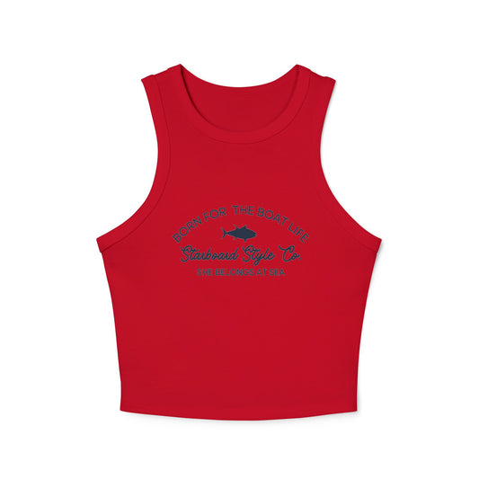 Boat Life Racer Tank Top