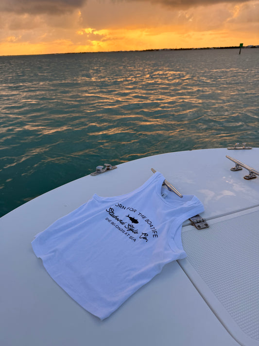 Boat Life Racer Tank Top