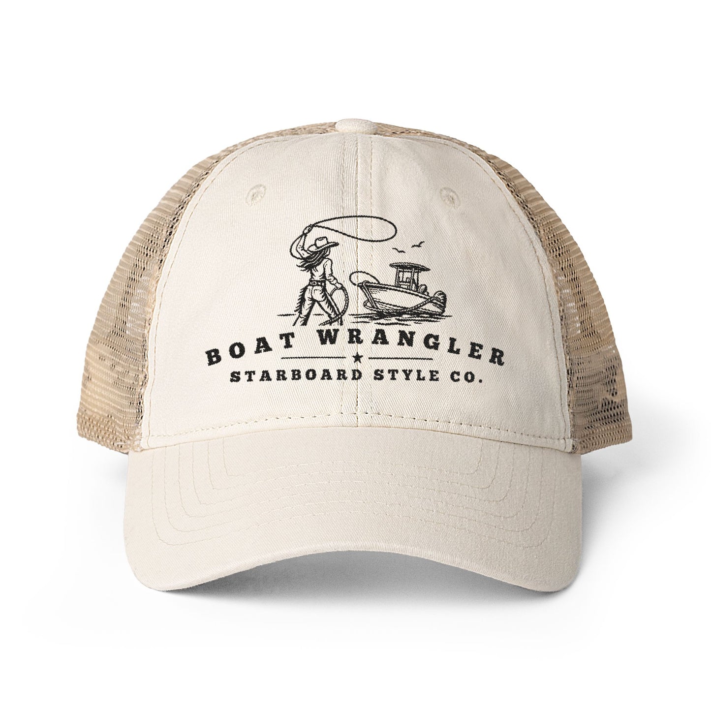 Boat Wrangler Ponytail Hat