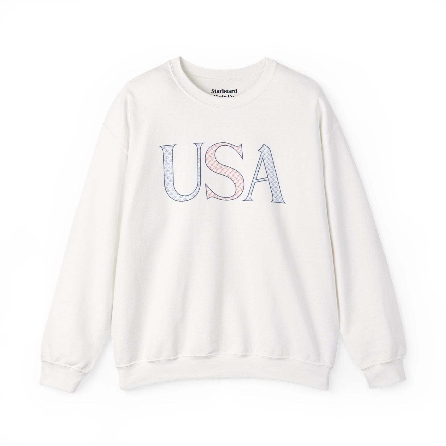 USA Pattern Crewneck