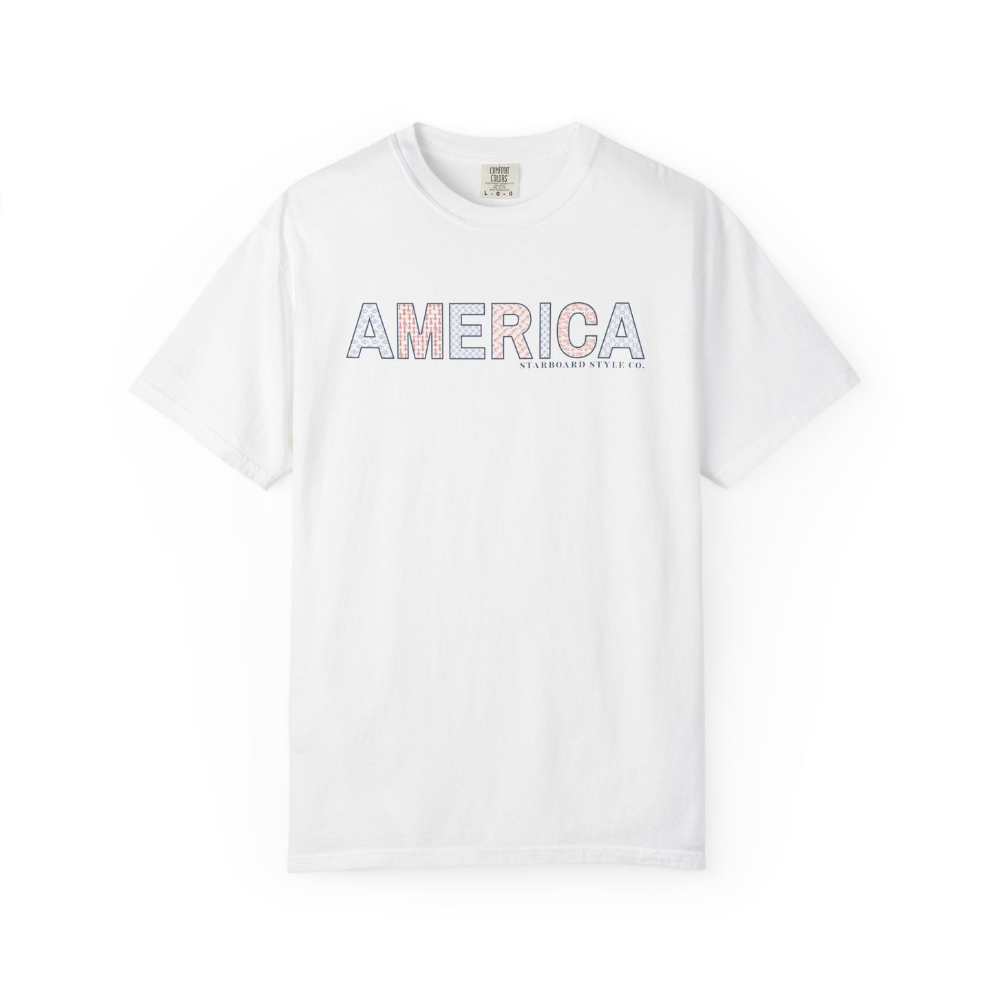 America Pattern Tee