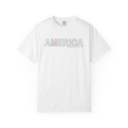 America Pattern Tee