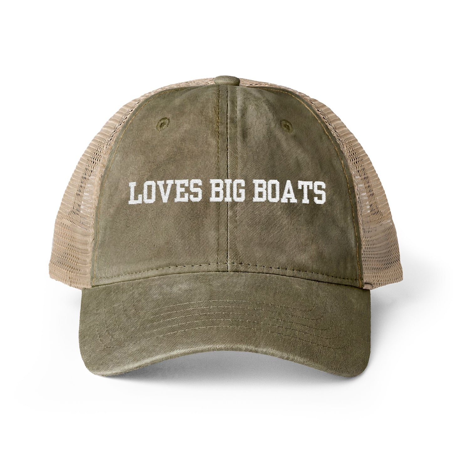 Loves Big Boats Ponytail Hat