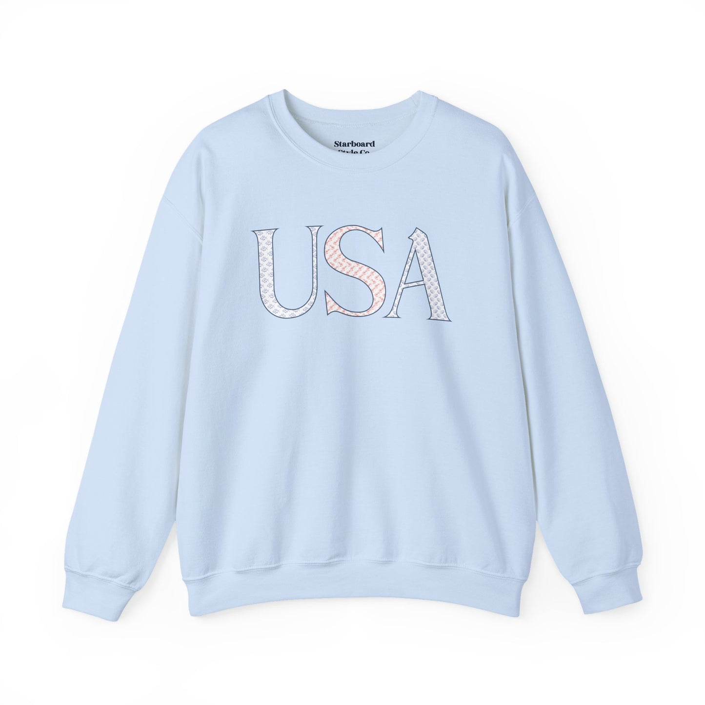 USA Pattern Crewneck