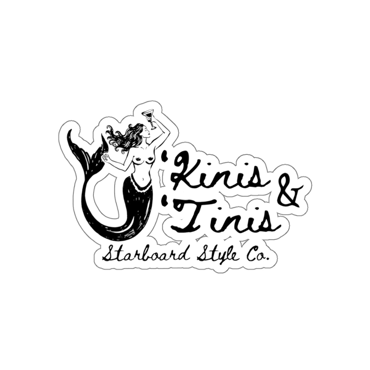 'Kinis & 'Tinis Die-Cut Sticker