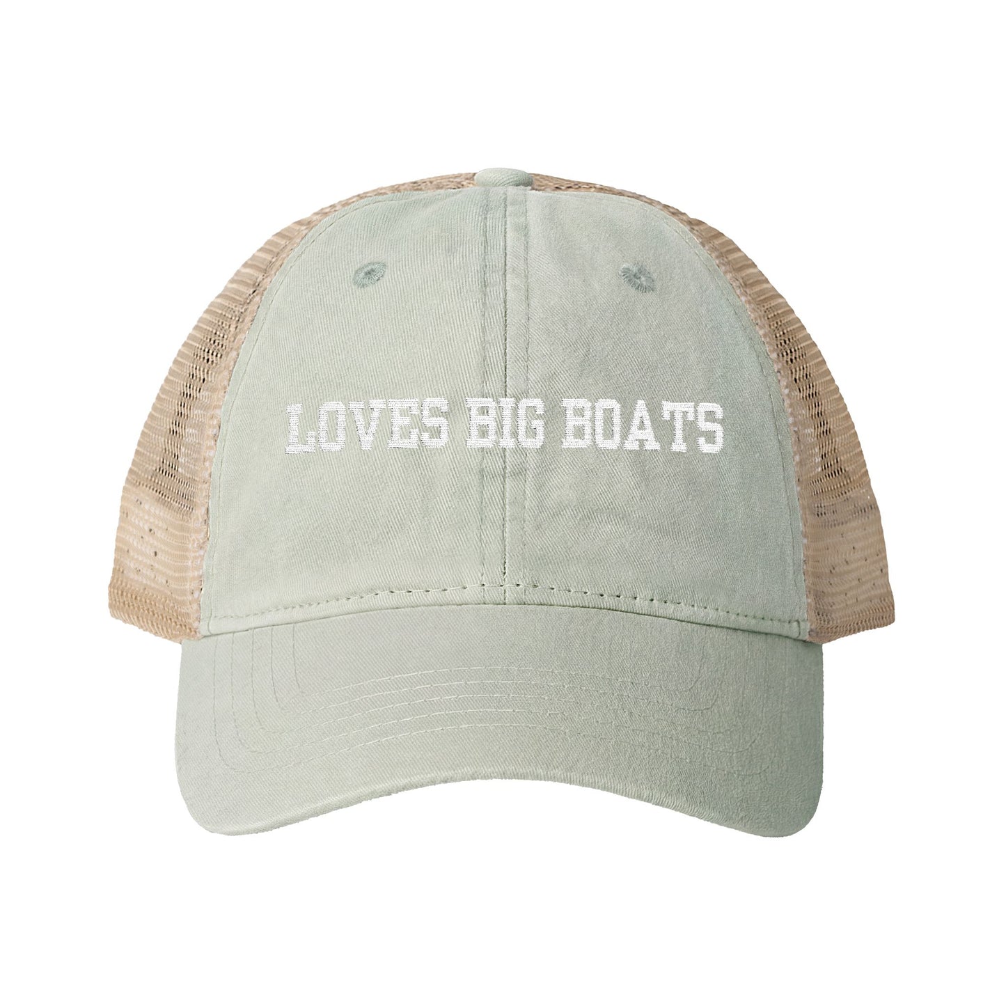 Loves Big Boats Ponytail Hat