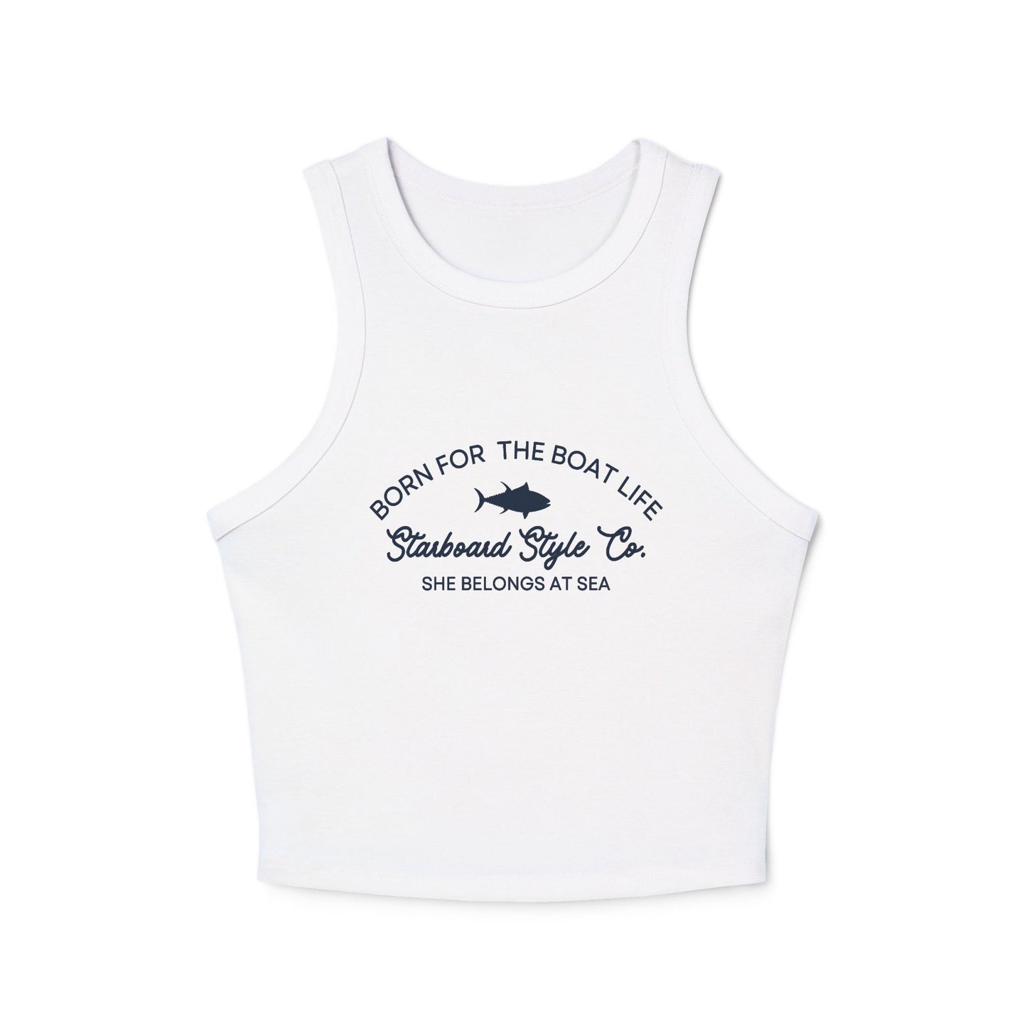 Boat Life Racer Tank Top