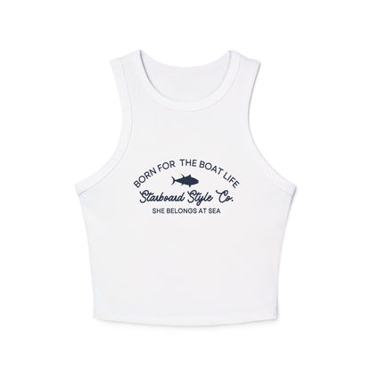 Boat Life Racer Tank Top