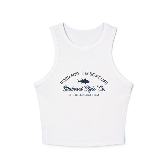 Boat Life Racer Tank Top