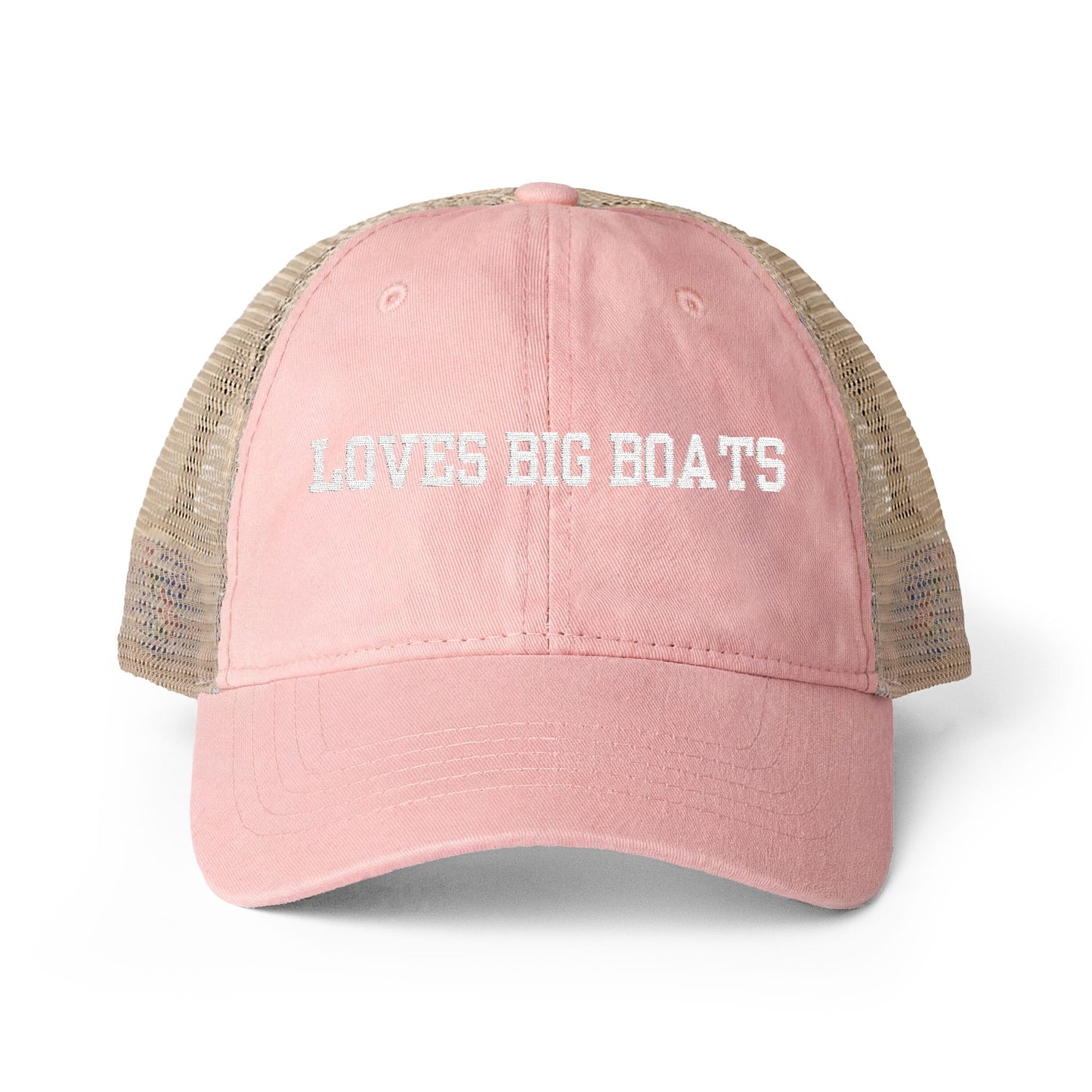 Loves Big Boats Ponytail Hat
