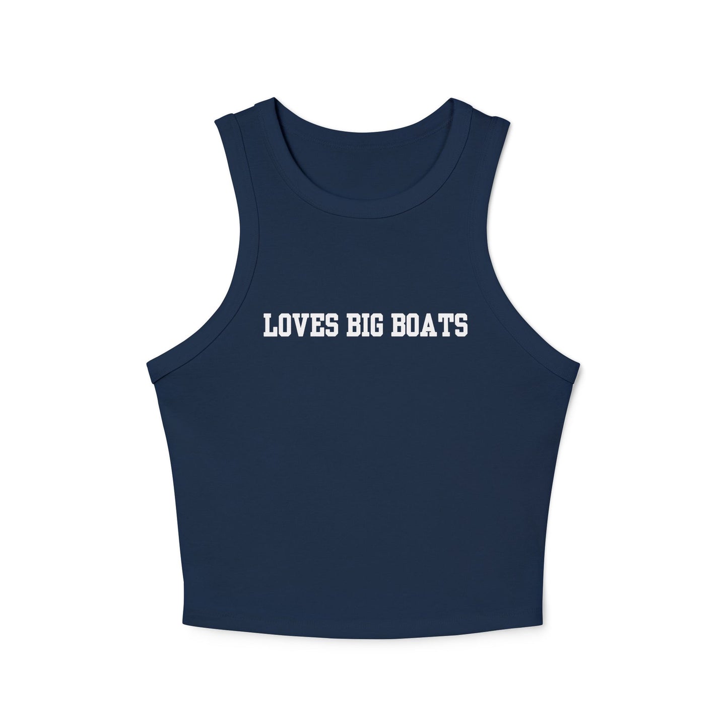 Loves Big Boats Cropped Tank