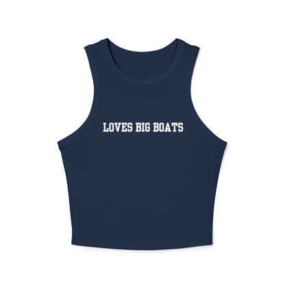 Loves Big Boats Cropped Tank