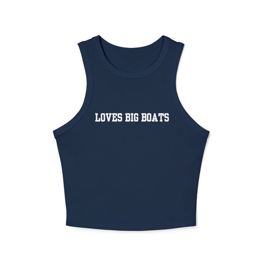 Loves Big Boats Cropped Tank