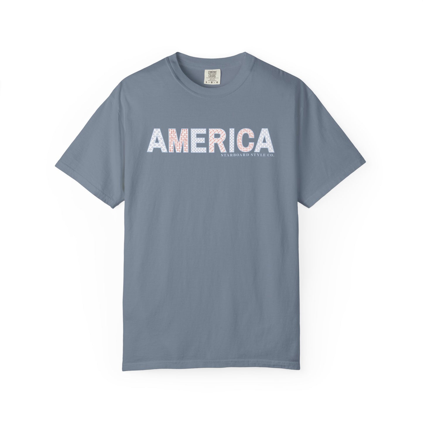 America Pattern Tee