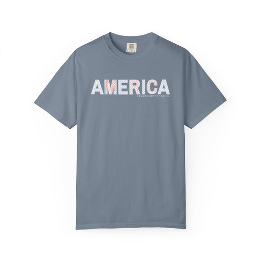 America Pattern Tee