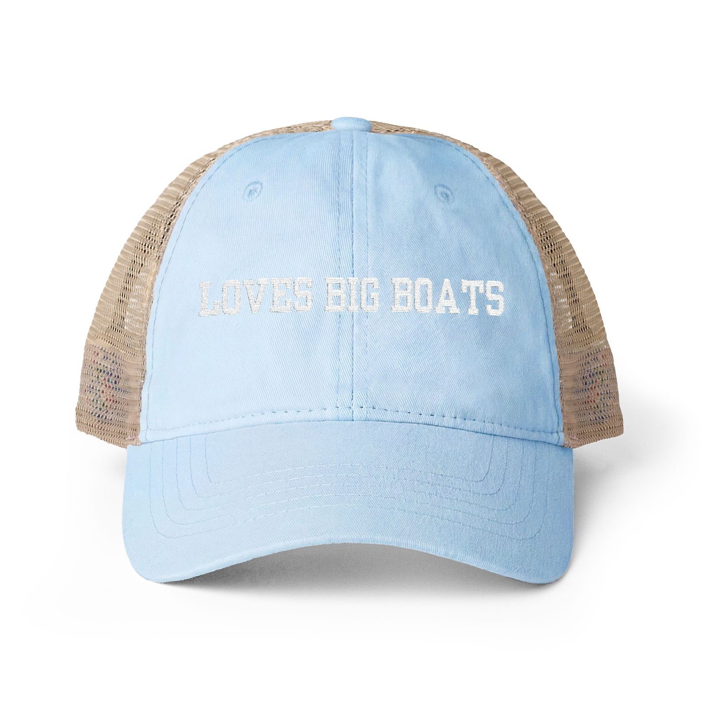 Loves Big Boats Ponytail Hat