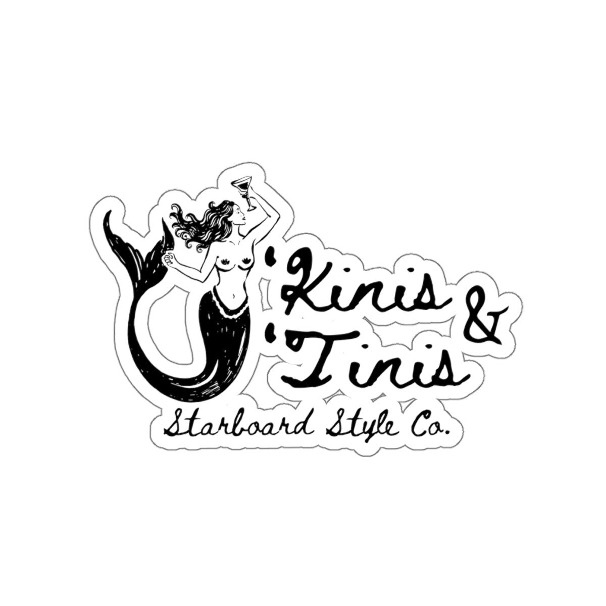 'Kinis & 'Tinis Die-Cut Sticker