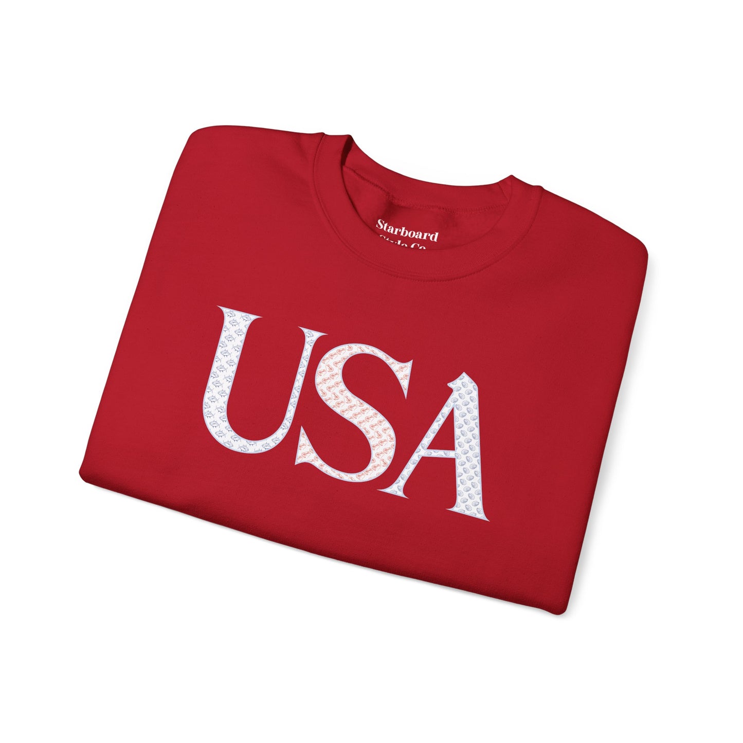 USA Pattern Crewneck