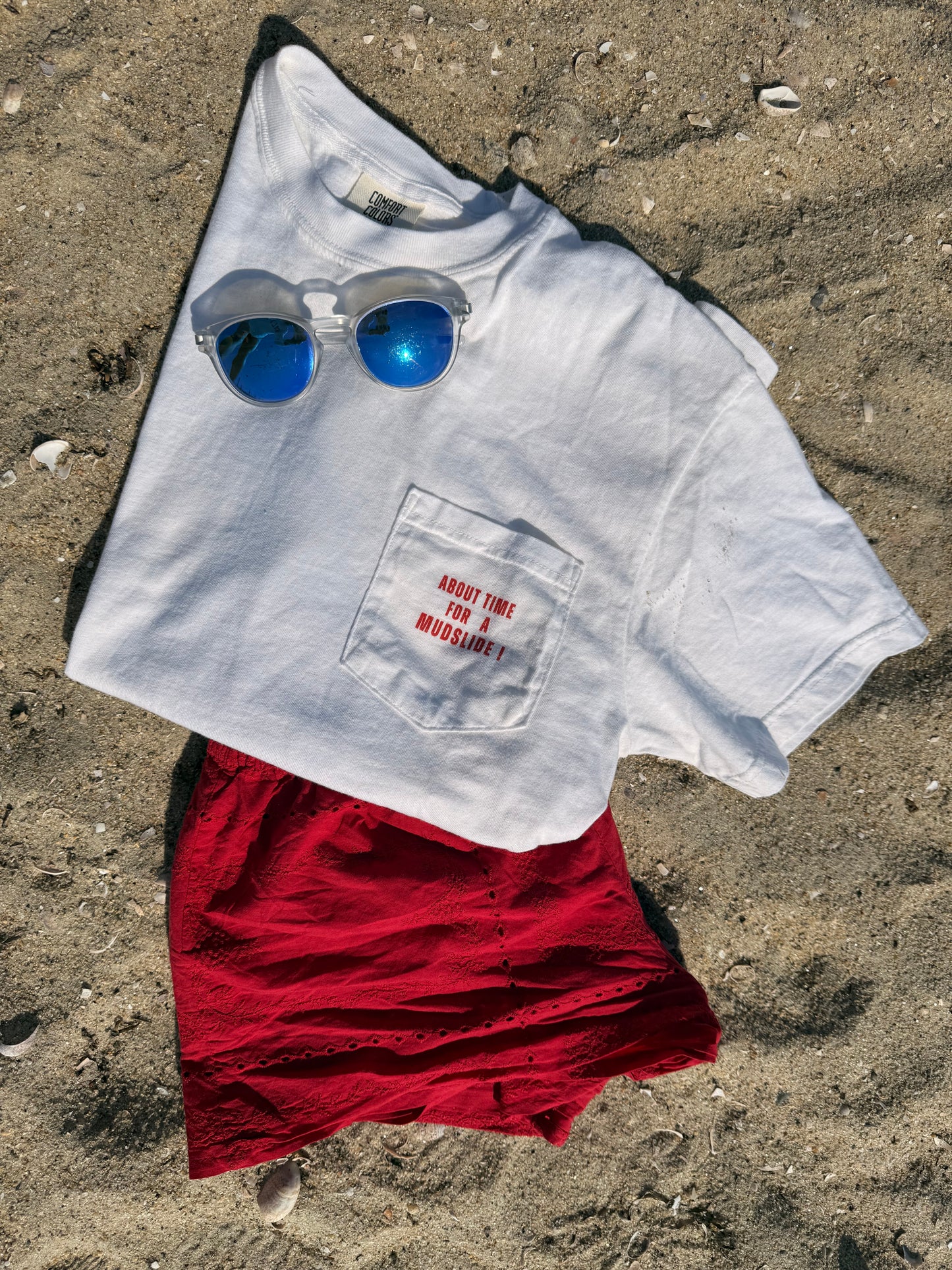 Block Island, RI Tee - Red
