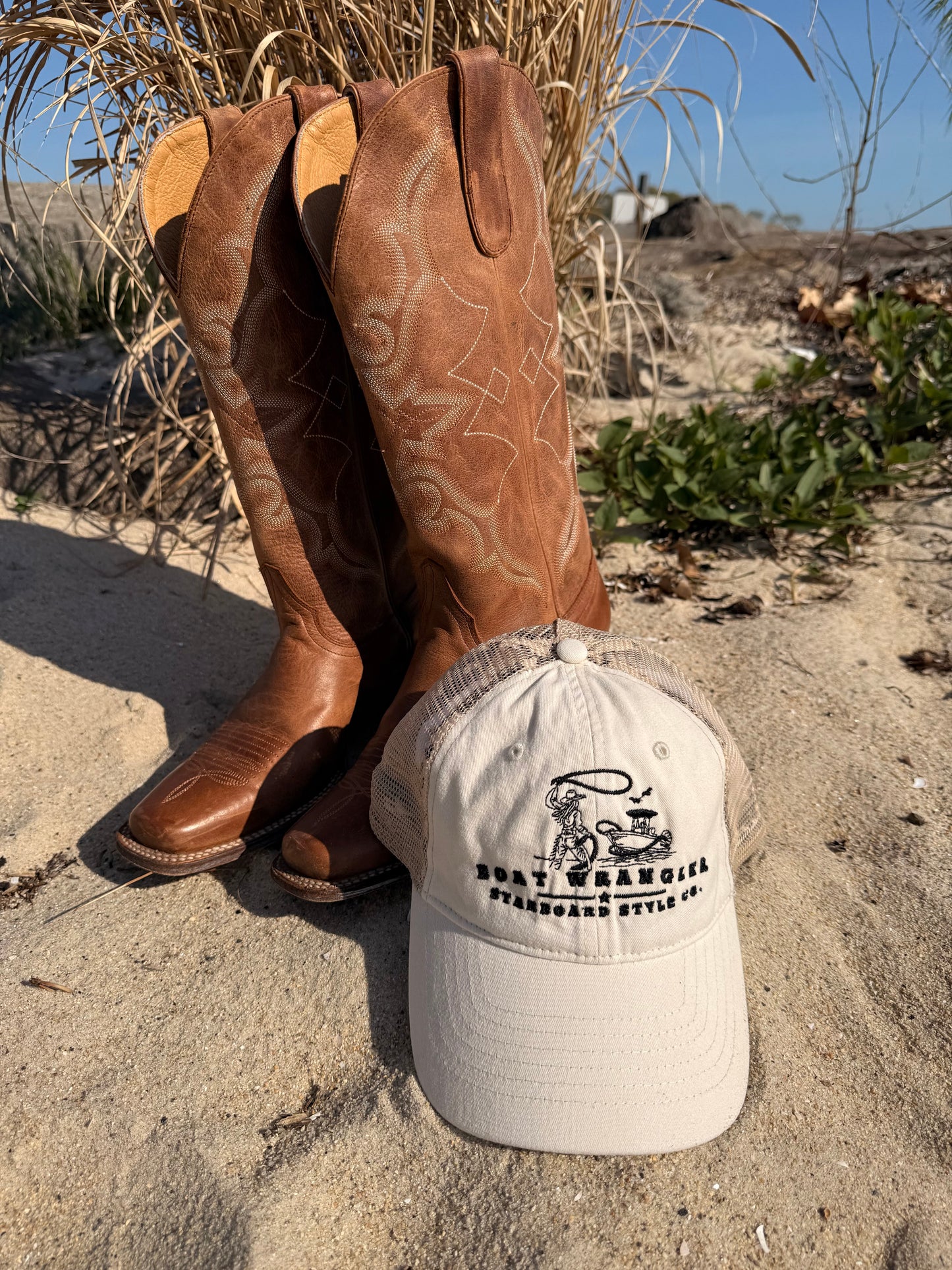 Boat Wrangler Ponytail Hat