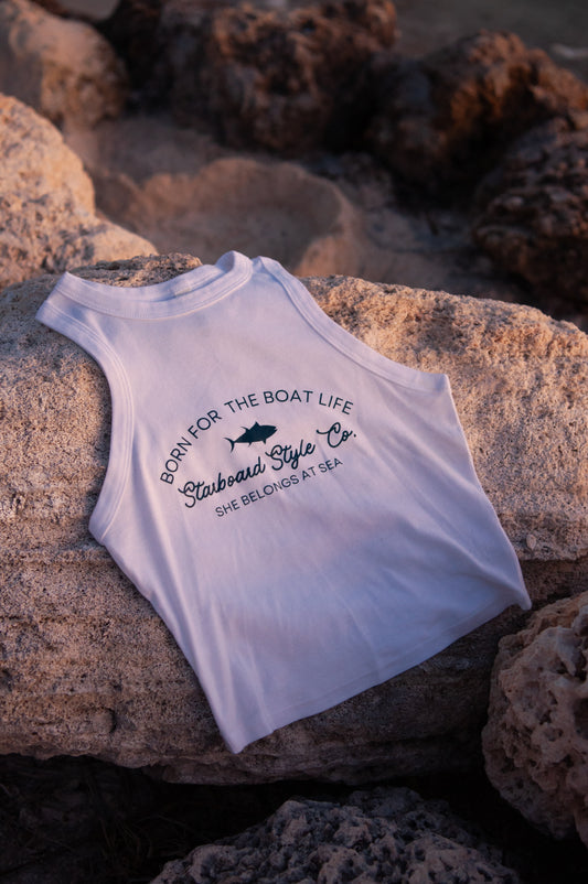 Boat Life Racer Tank Top