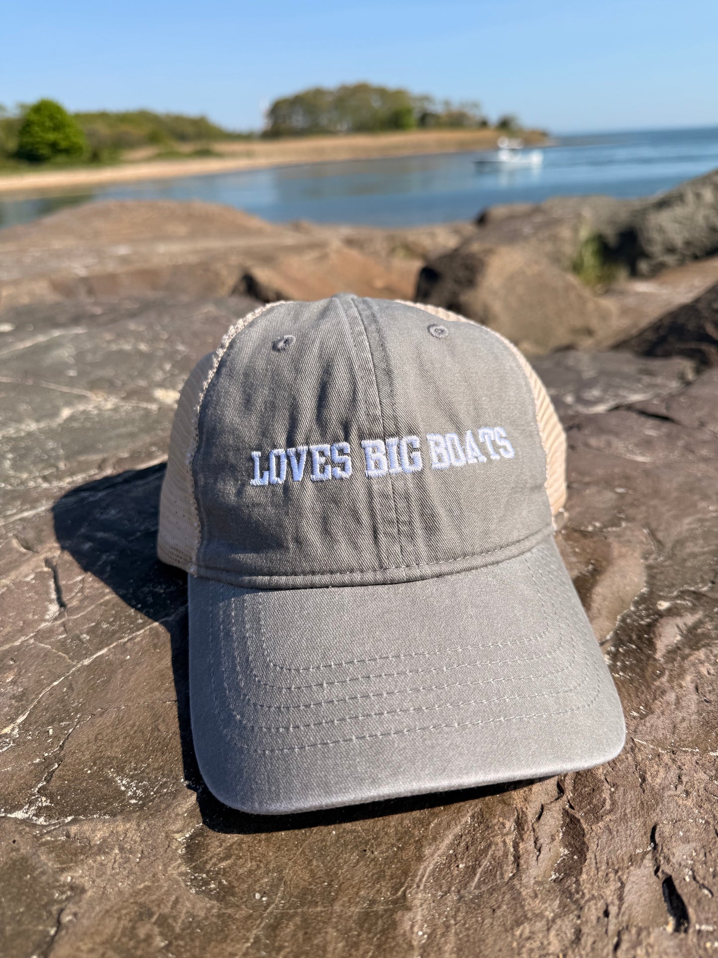 Loves Big Boats Ponytail Hat