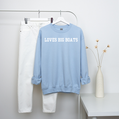 Loves Big Boats Crewneck