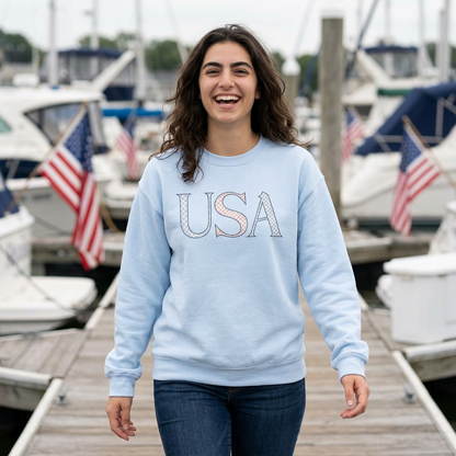 USA Pattern Crewneck