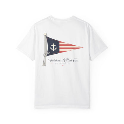 Nautical American Flag Tee