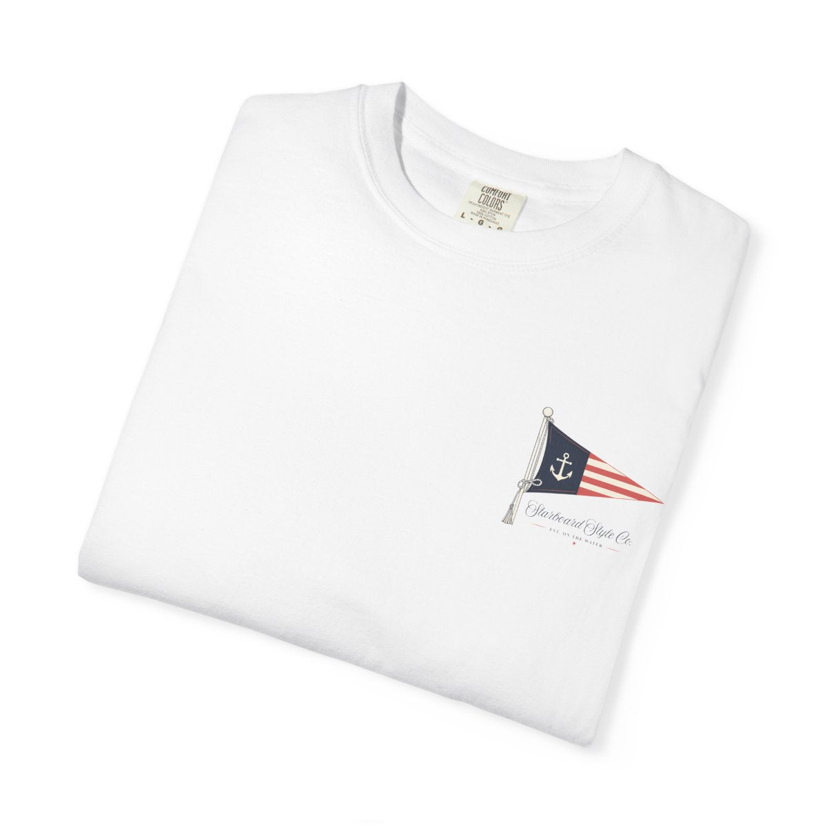 Nautical American Flag Tee